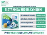 Понад 32 тисячі переселенців на Сумщині отримали допомогу на проживання